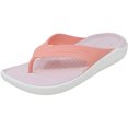 thumbnail image 1 of Crocs Literide Flip Flop Melon / White Sandal - 9M 7M, 1 of 3