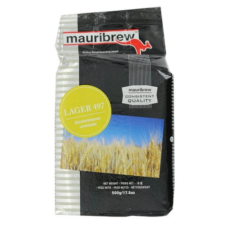 Mauribrew Lager - Dry Brewing Yeast 500G (Lager (Best Lager Beer In The World)
