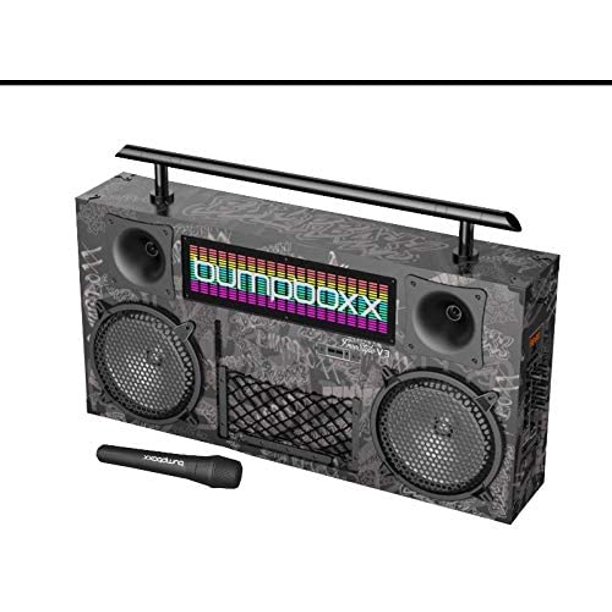 Bumpboxx Bluetooth Boombox Freestyle V3s Black Graffiti Bbg Retro Boombox With Bluetooth Speaker Rechargeable Bluetooth Speaker Walmart Com Bumpboxx Bluetooth Boombox Freestyle V3s Black Graffiti Bbg Retro Boombox With Bluetooth Speaker Rechargeable Bluetooth Speaker Walmart Com