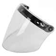 thumbnail image 1 of Lente de casco de motocicleta de tres botones, espejo recto universal para casco de motocicleta, 1 of 5