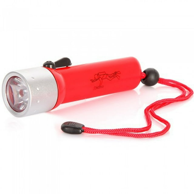 Linterna de buceo bajo el agua impermeable alto lumenLED de buceo Linterna Divers Torch Torch de lámpara con batería de cordón Kajak Portátil Luz Agua Deportes Iluminación Roja Advancent OD002803-01B