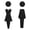 D, variant on WINDLAND Elegant Wood Bathroom Signs Men and Women Toilet Door Signs Restroom Wall Plaques for Home Office and Restaurant Decors