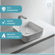 thumbnail image 3 of Contra para Lavabo YMA Home Fabricado en Acero Inoxidable Salida de 1 1/4 con Tapón de Drenaje Desplegable Acabado Satinado Color Plata, 3 of 6
