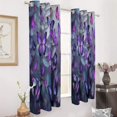 thumbnail image 3 of Dreamy Purple Butterfly Pattern (99)-2 Window Blackout Curtain 3d Printed Blackout Curtain Bedroom Living Room Hotel Window 2 Panel Shade, 3 of 6