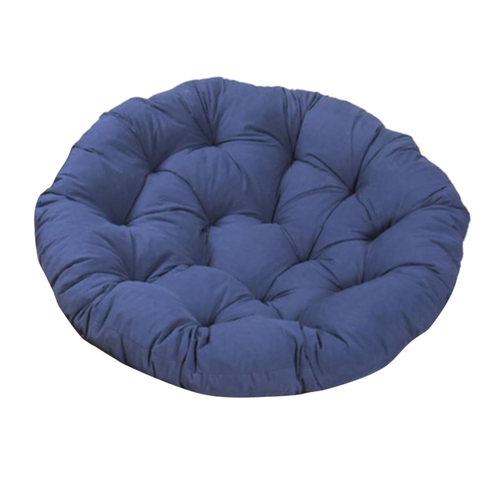 Miulika Hammock Chair Cushion Outdoor Seat Cushion Thick Removable Swing Chair Pad Garden Chair Mat for Patio Porch Household Balcony dark blue