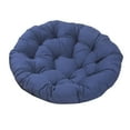 thumbnail image 2 of Silla de hamaca cojín silla de jardín tapete liviano lavable al aire libre cojín de asiento al aire libre azul oscuro, 2 of 8