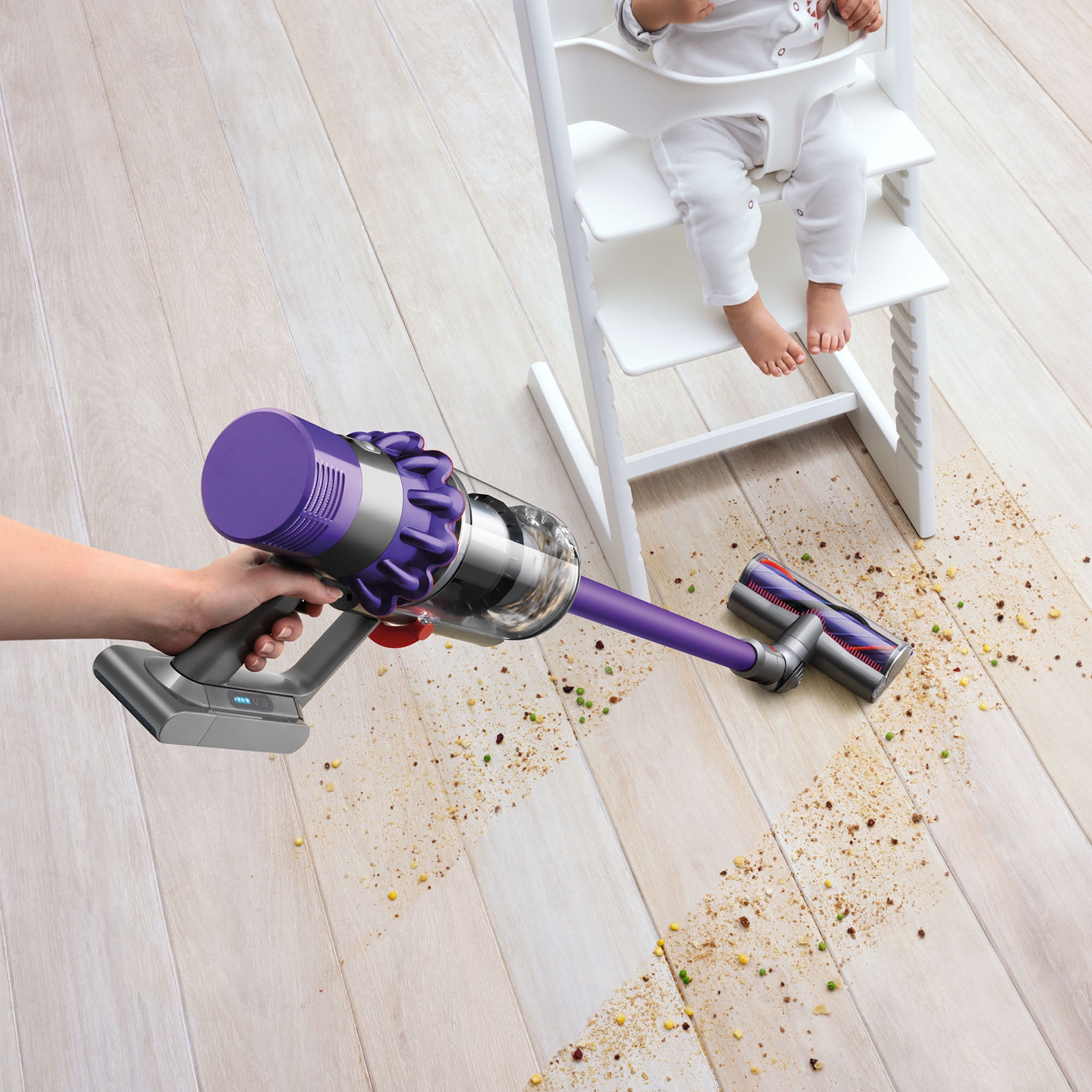Restored Premium Dyson V10 Animal+ Cordless Vacuum Cleaner | Purple