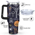 thumbnail image 3 of Halloween Ghost Tumbler Happy Halloween Pumpkin Ghost Tumbler Cup with Straw,Thermal with Lids for Hot and Cold Drinks for Outdoor Sports Wedding 40 oz Spooky Tumbler, 3 of 7