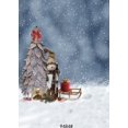 thumbnail image 1 of YUSDECOR 5x7ft Photo Backdrop Printed Photography Backgrounds Christmas snowman Backdrop, 1 of 2