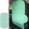 thumbnail image 1 of Protector de asiento trasero de coche | Protector de cuero blanco con bolsillos | Fácil instalación a presión y resistente a las manchas | Almohadilla protectora infantil para coches y SUV, 1 of 6