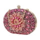thumbnail image 2 of Bolso de noche para mujer, bolso pequeño, perlas de imitación, bolsos de moda, boda, Rosa roja, 2 of 9