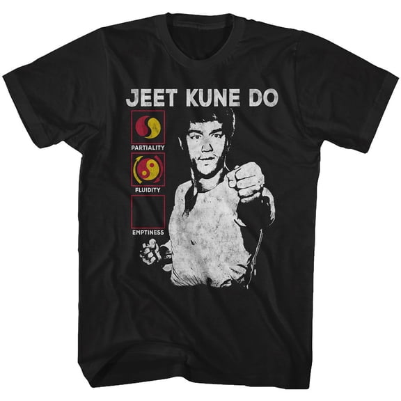 Bruce Lee Jkd Symbol Meaning Black Adult T-Shirt Xlt