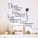 thumbnail image 5 of Advancent Adhesivo de pared de margaritas, papel tapiz con letras en inglés, calcomanía de arte multifuncional, pegatinas de decoración para el hogar, Decoración del hogar Advancent HA078184-00, 5 of 6