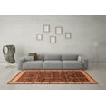 thumbnail image 3 of Ahgly Company Indoor Rectangle Oriental Orange Industrial Area Rugs, 5' x 8', 3 of 4