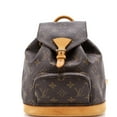 thumbnail image 1 of Pre-Owned Vintage Montsouris Backpack Monogram Canvas PM By Rebag, 1 of 8