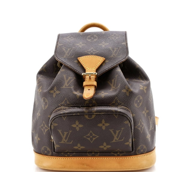 Pre-Owned Vintage Montsouris Backpack Monogram Canvas PM By Rebag