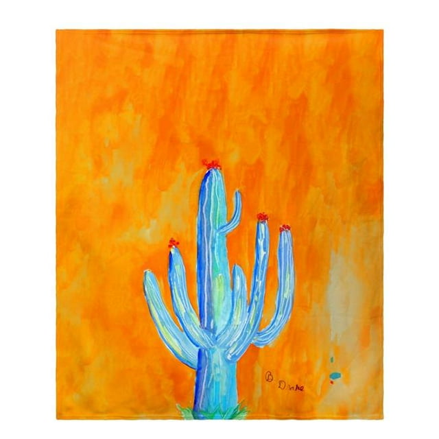 Betsy Drake BK1110 Tall Cactus Fleece Throw