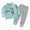 H154-Sky Blue, variant on TOWED22 Baby Infant Girl Fall Winter Clothes Set 2 Piece Long Sleeve Crewneck Tee and Relaxed Pants Set Print Outfits Clothing(Pink,3-4 Y)