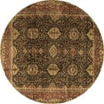 thumbnail image 1 of Ahgly Company Indoor Round Persian Brown Traditional Area Rugs, 8' Round, 1 of 4