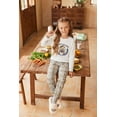 thumbnail image 5 of Arshiner Girls 2 Piece Outfits Kids Tie Dye Sweatsuits Set Long Sleeve Shirt and Pants Set, 5 of 6