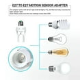 thumbnail image 4 of Smart Infrared Motion Sensor Light Socket, Innovative Outdoor Indoor Garage Lighting With Adjustable Duration Sensitivity, 4 of 5