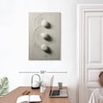 thumbnail image 3 of Elephant Stock Three Zen Stones Wall Art - Vertical Canvas Wall Art - Living Room Wall Decor - Wellness Canvas - Gray And Decor - 20" x 30", 3 of 8