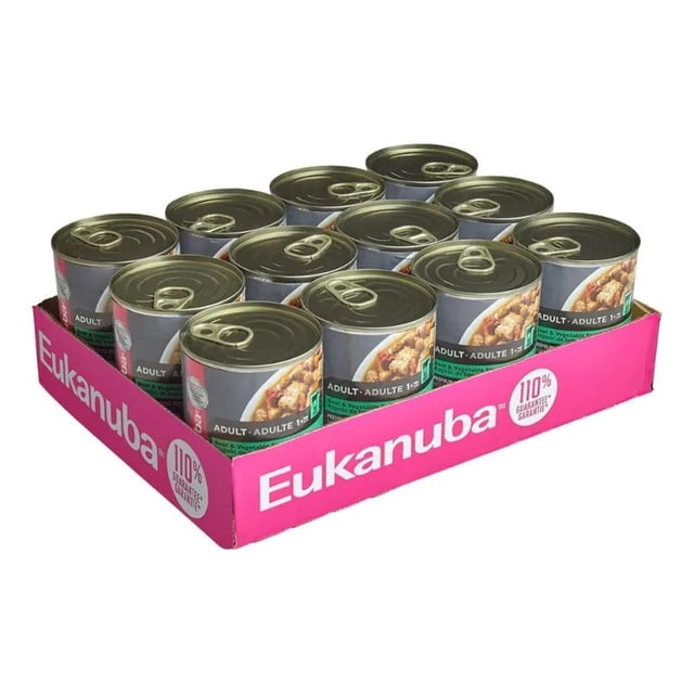 Eukanuba alimento para perro adult beef & veggies 12pz