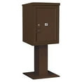 thumbnail image 3 of Salsbury Industries Pedestal Mounted 1 Door Front Load 4C Horizontal Parcel Locker, 3 of 6