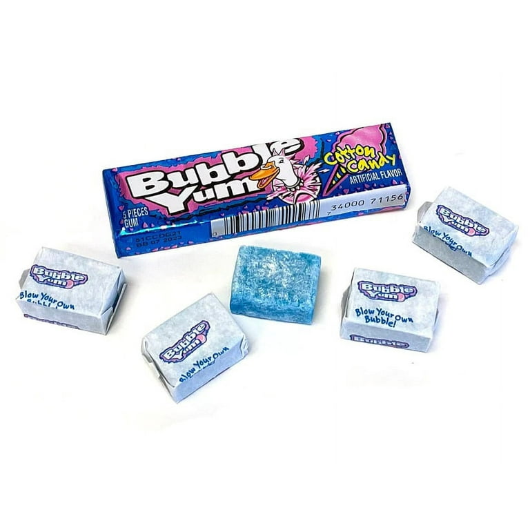 Cotton candy bubble deals gum