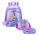 thumbnail image 1 of Mochila Escolar Xtellar Niñas Impermeable Sirena 20L Con Lonchera Violeta, 1 of 3