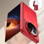 Case For Huawei Honor Magic V6, Magnetic Cover With Anti-Fall Frosted Supports Wireless Charging Camera Protective Shell