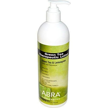 Green Tea Body Lotion, 16 oz, Abra Therapeutics
