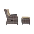 thumbnail image 4 of Fauteuil inclinable d’extérieur Calais Relax A Lounger avec table, sable, 4 of 8