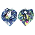 thumbnail image 3 of Bandanas para perros BFF set de 3 piezas talla chica Botanical, 3 of 5