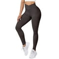 thumbnail image 2 of A AGROSTE Seamless Leggings for Women,  V-Cross High Waisted Workout Yoga Pants, Amplify Ruched Booty Tights, 2 of 8