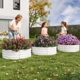 thumbnail image 3 of Kojooin Galvanized Raised Garden Bed, 2 x 1 ft Metal Planter Box with Open Bottom and Rust Protection, 3 of 7