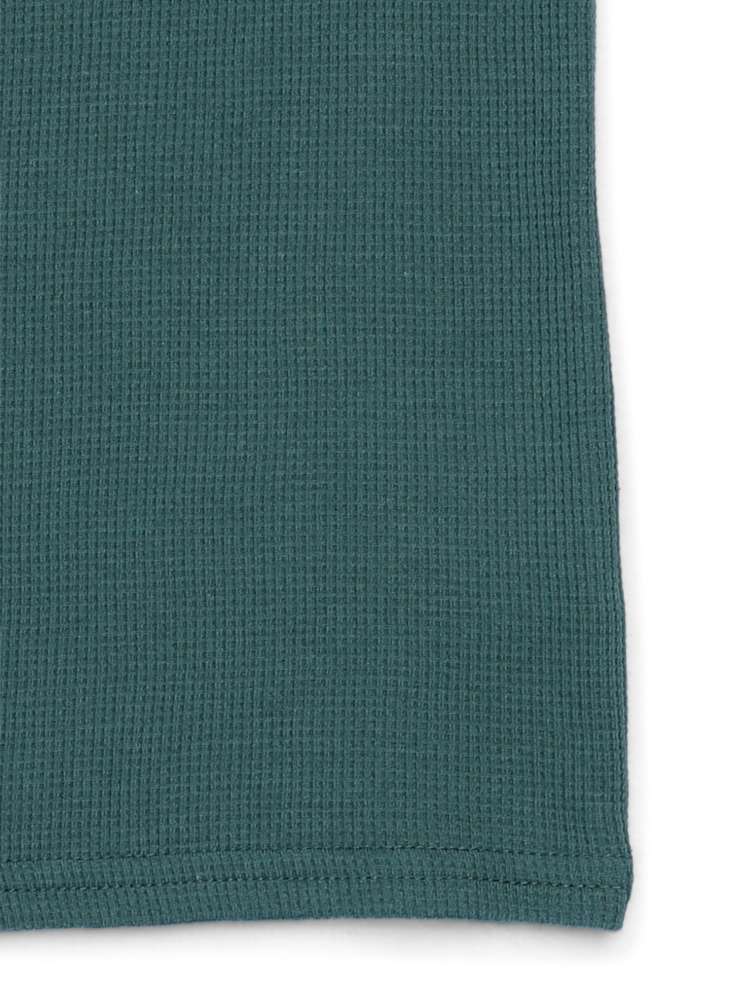 Garanimals Toddler Boys Waffle Henley Shirt with Long Sleeves, Sizes 18M-5T