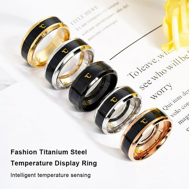 Temperature Ring Cool Fashionable Band Rings Emotional Tracker