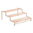 thumbnail image 6 of Kitchen Details Geode 3 Tier Spice Rack Cabinet Organizer in Copper, 6 of 6