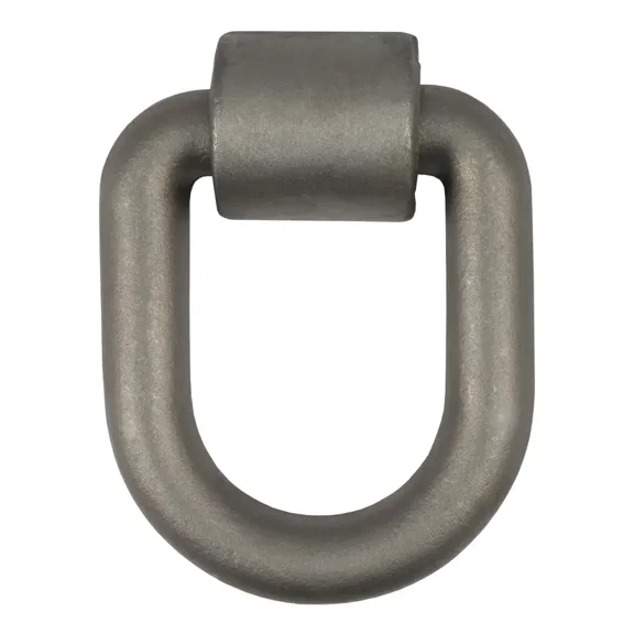 CURT 83780 6 x 5-Inch Weld-On Trailer D-Ring Tie Down Anchor, 46,760 lbs Break Strength
