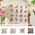 thumbnail image 4 of Bjutir Mother Day Linen Sofa Decoration Pillow Case Gift Cushion Cover Waist Pillow Case Letter Pillow Case, 4 of 4