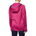 thumbnail image 3 of Hanes Womens Sport Performance Fleece Zip Up Hoodie, M, Fresh Berry Heather, 3 of 3