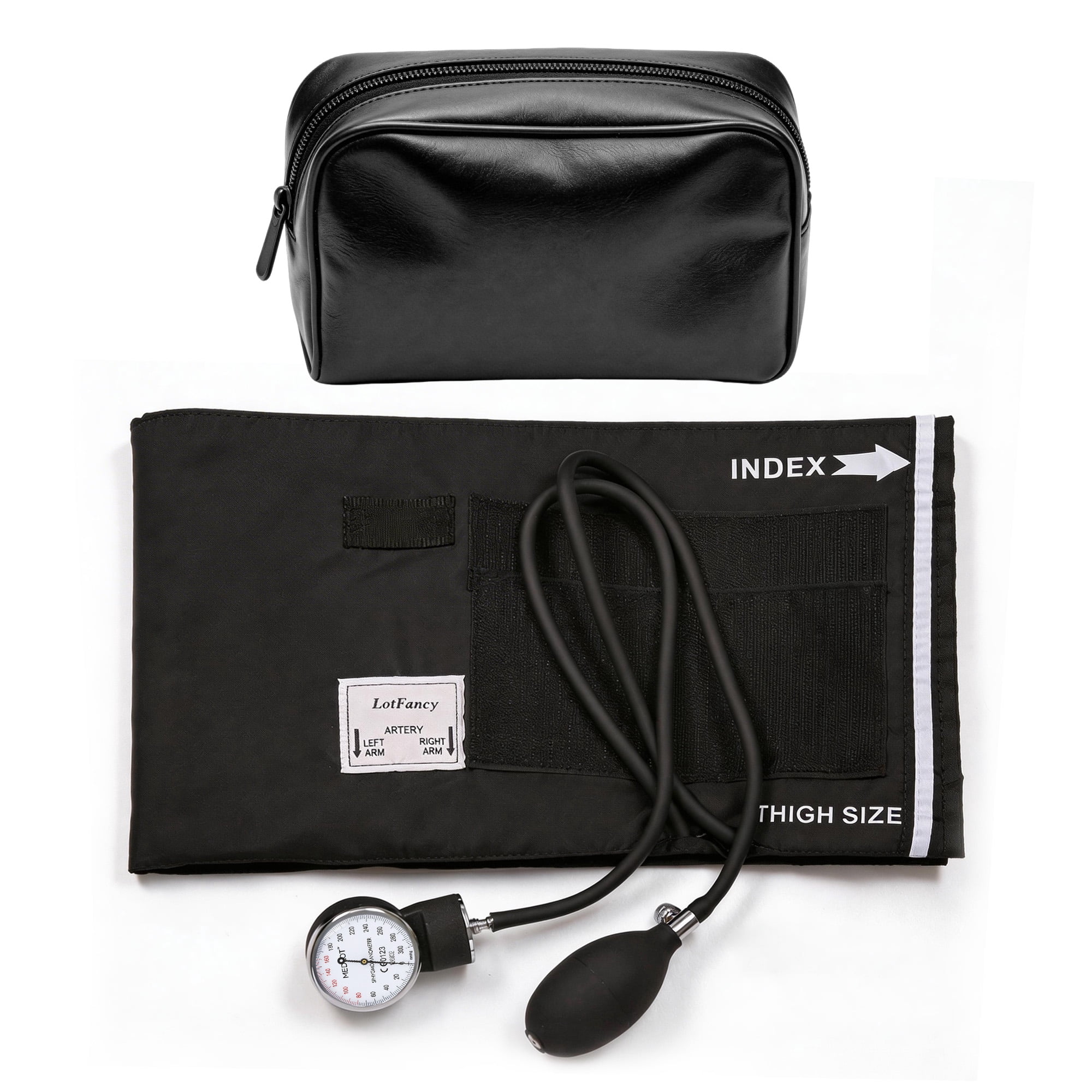 LotFancy XXL Manual Blood Pressure Cuff Adult, Thigh BP Cuff 16"-26", Aneroid Sphygmomanometer