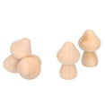 thumbnail image 1 of Manualidades de bricolaje, 60 piezas de decoraciones de madera, hongo de madera simple, adorno de hongo de madera, estándares líderes en la industria, 1 of 12