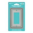 thumbnail image 6 of (3 pack) Elumina 150RNNB Sydney Satin Nickel Steel 1 Rocker Standard 5 in. Tall Wallplate, 6 of 6