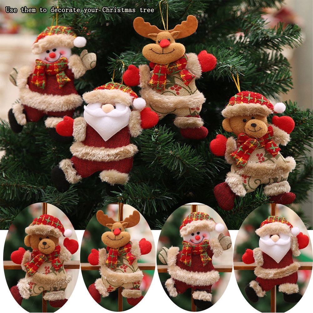 Doll Christmas Elf Doctor Nurse Faceless Santa Claus Christmas Ornament ...