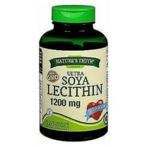 Nature's Truth Ultra Soya Lecithin 1200 mg Quick Release Softgels - 120 ct, Pack of 2
