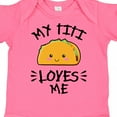 thumbnail image 4 of Inktastic My Titi Loves Me with Taco Illustration Boys or Girls Baby Bodysuit, 4 of 5