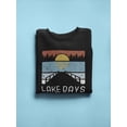 thumbnail image 3 of Lake Days Are Best Days Sweatshirt Women -GoatDeals Designs, Female x-Large, 3 of 4