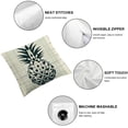 thumbnail image 6 of nygtbtfer Tropical Tiki Decorative Throw Pillow Covers Pillows Case Square Cushion Cover Standard Pillowcase for Sofa Couch Bedroom Patio,Multi-Size White, 6 of 7